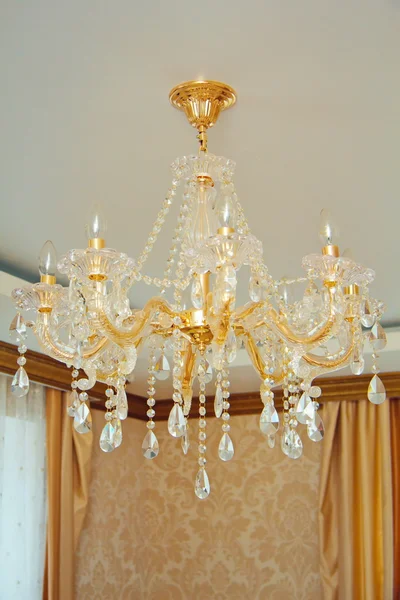 Elegant chandelier glass — Stock Photo, Image