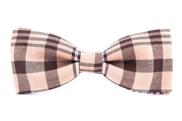 Checkered bow tie isolated on white background — Stock Photo, Image