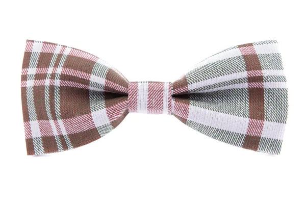 Checkered bow tie isolated on white background — Stock Photo, Image