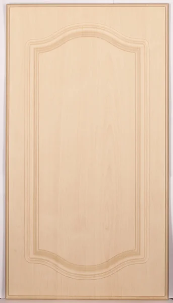 Holzschranktüren isoliert auf weißem Hintergrund — Stockfoto
