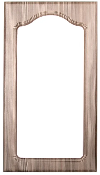 Marco de madera para la imagen sobre fondo blanco — Foto de Stock