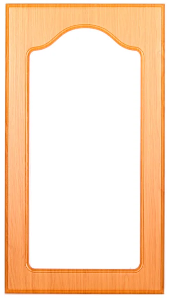 Wooden frame for picture on white background — Stock Photo, Image