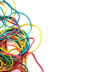 Beyaz arka plan üzerinde izole bankacılık sakız