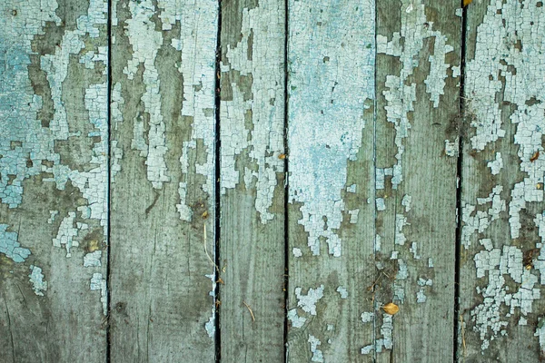 Arrière-plan vieilles planches en bois peint avec de la peinture fissurée — Photo