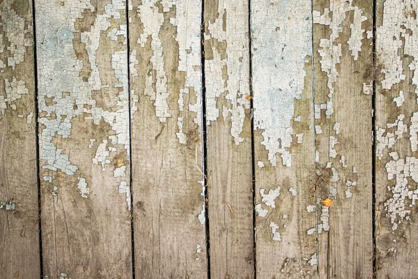Arrière-plan vieilles planches en bois peint avec de la peinture fissurée — Photo