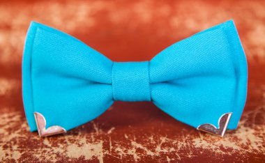 Renkler mavi papyon metal ekler