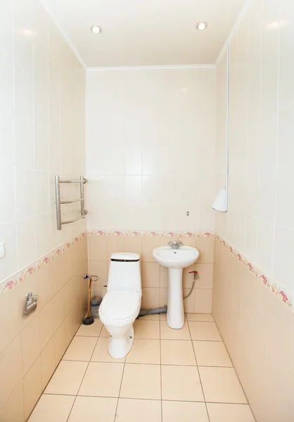 Bathroom toilet with sink and toilet — Stock Photo, Image