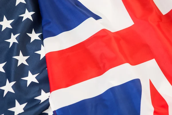 A coalition of two NATO countries. The US and Britain — Stock Photo, Image