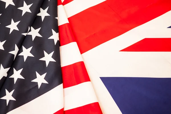 Bilateral relations of the United States and Great Britain. Two — Stock Photo, Image