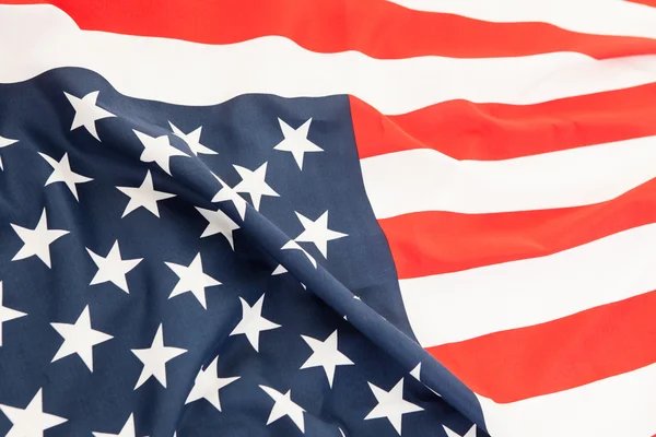 Close up of the flag of the United States. Lying flag of the gre — Stock Photo, Image