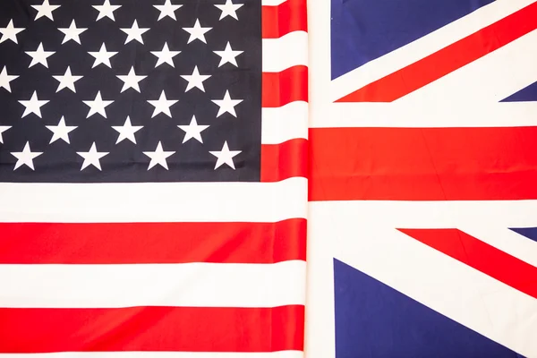 Products partnership of the United States and Great Britain. Two — Stock Photo, Image