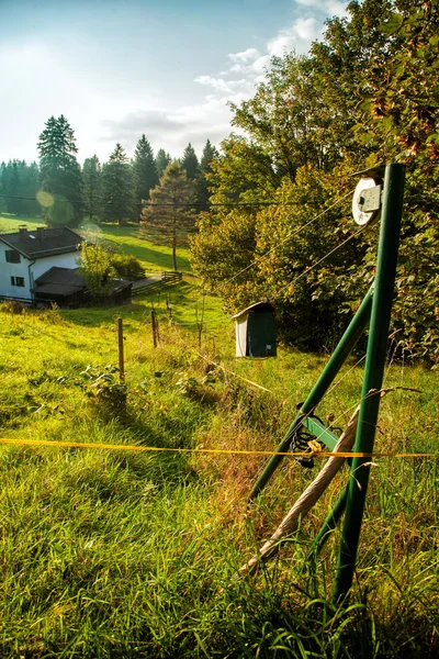 Unusual mailboxes installed on the mountain. — Stock Photo, Image