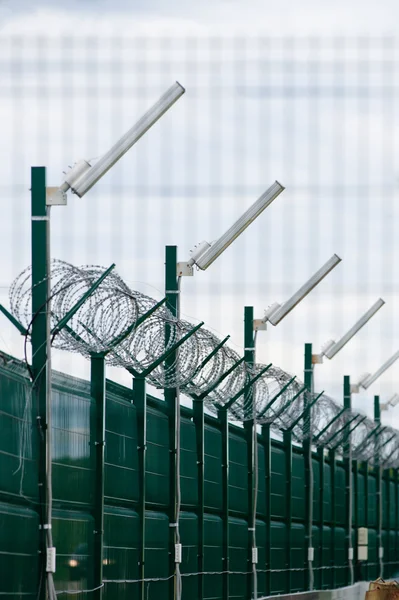 Security fence in prison — Stock Photo, Image