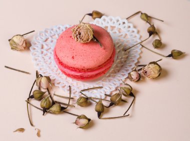 çiçekli acıbadem kurabiyesi