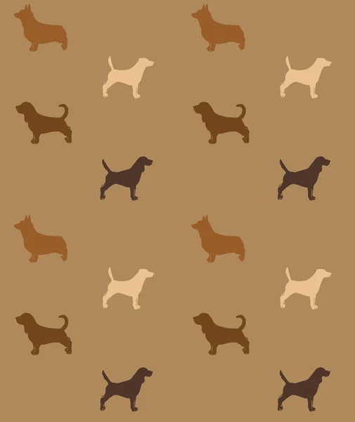 Hond patroon — Stockvector