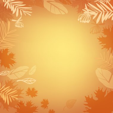 Altın arka plan sonbahar