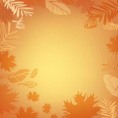 Altın arka plan sonbahar