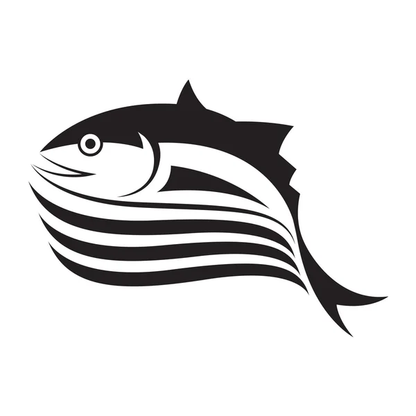 Peces gráficos, vector — Vector de stock