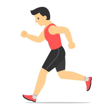 Runner adam, vektör