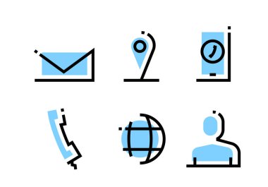 Beyaz arkaplanda basit simge kişisi