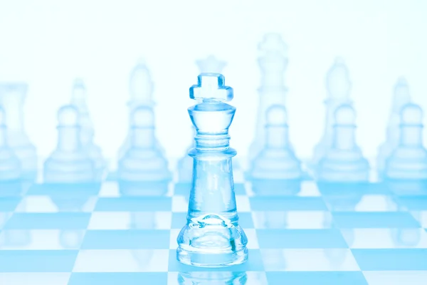 Lider w szachach. — Zdjęcie stockowe