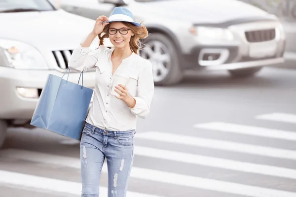 Glücklich und trendy. — Stockfoto