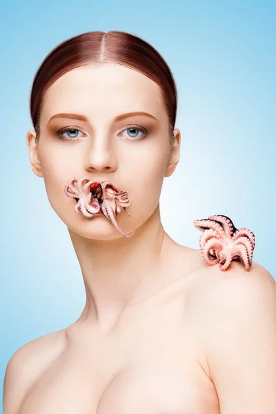 Baby octopus. — Stock Photo, Image