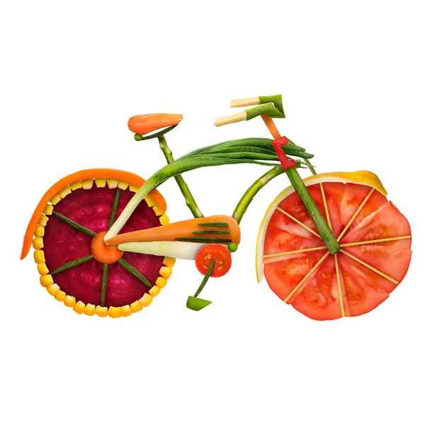 Veggie-Fahrrad. — Stockfoto