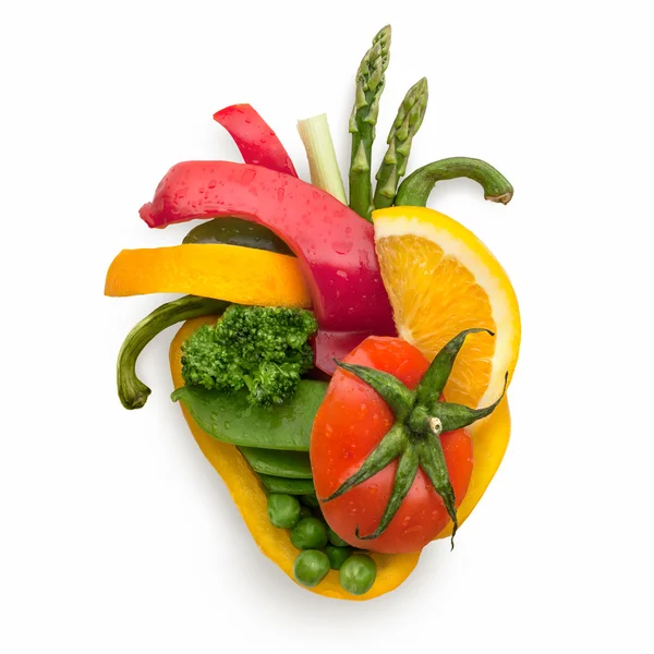 Comida de coração . — Fotografia de Stock