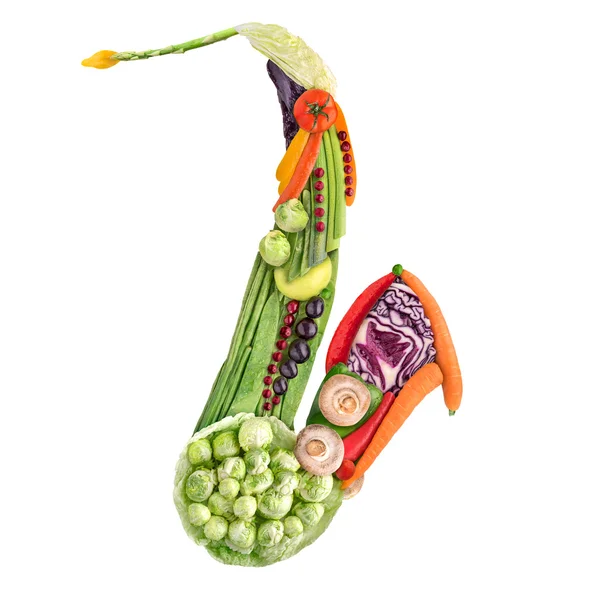 Veggie sax. — Stock Photo, Image