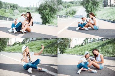 Hitchhiking on the internet with coffee, girls and music.