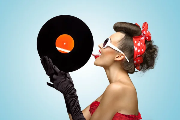 The vinyl desire. — Stock Photo, Image