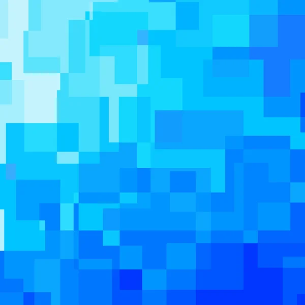 Latar belakang biru abstrak terdiri dari segi empat - Stok Vektor