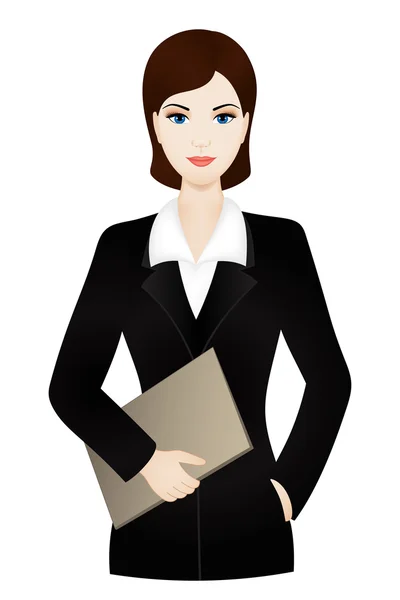 Mujer de negocios — Vector de stock
