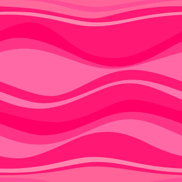 Seamless pattern with pink waves — Stock Vector