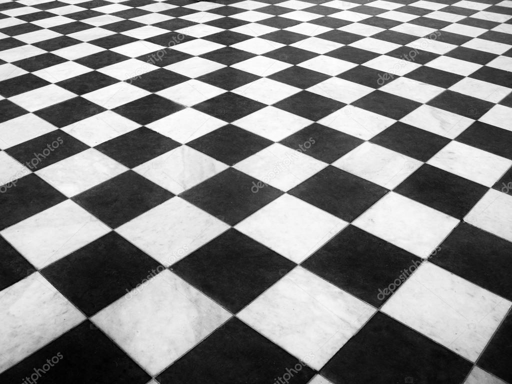 Chess marble floor