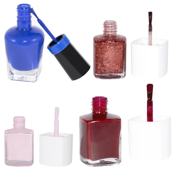 Sets van open nagellak — Stockfoto