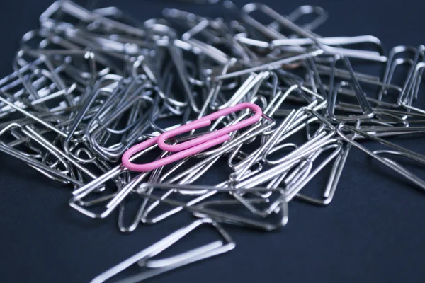 pink paper clip