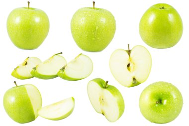 Yeşil elma izole