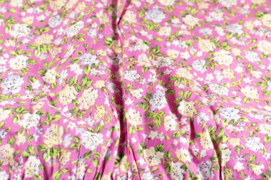 Pamuk Kumaş çiçek desenli