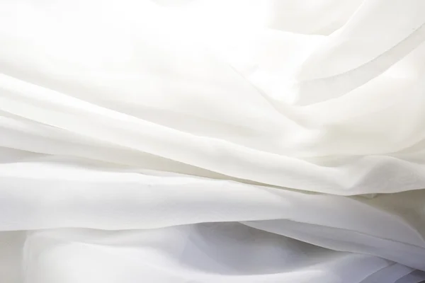 白色织物透明 — 图库照片
