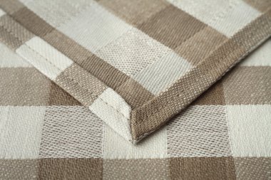 Kumaş closeup hemmed kenarına