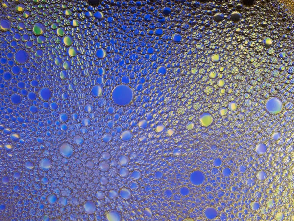 Mosaic of blue and green bubbles