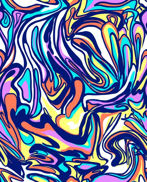 Olej Abstraktní Vzor Vícebarevného Mramorovaného Povrchu — Stock fotografie