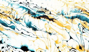 Parlak ve güzel renklere sahip, mermer kaplama kağıt sanat arka planı. Mürekkep şekilleri akrilik ile yapılır