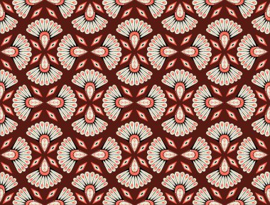 Dekorasyon ve tekstil için mükemmel geometrik desen. Dekorasyon ve giysi kumaşları için küçük motif