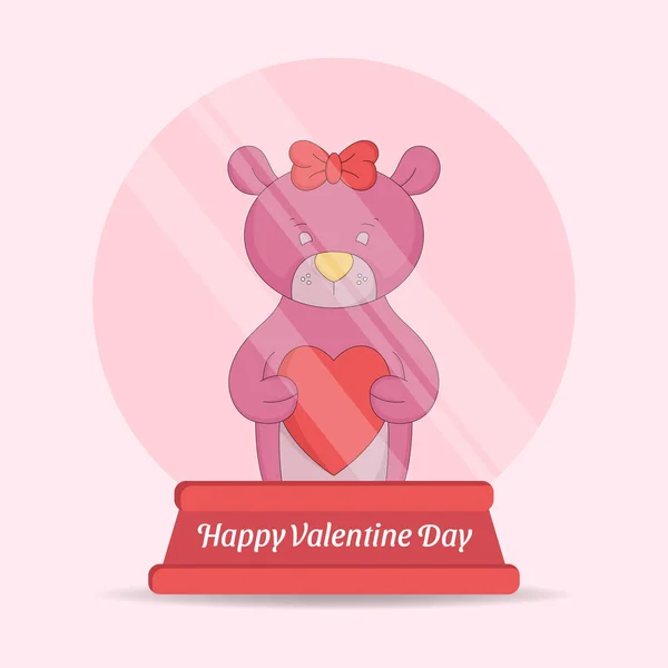 Valentine Day Vector Design Concept — Stock Vector