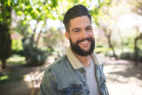 Sonrisa de hombre dentífrico — Foto de Stock