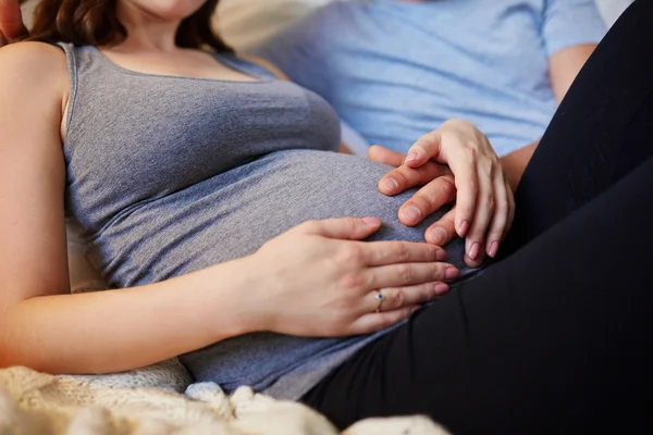 Gelecekteki mutlu anne — Stok fotoğraf