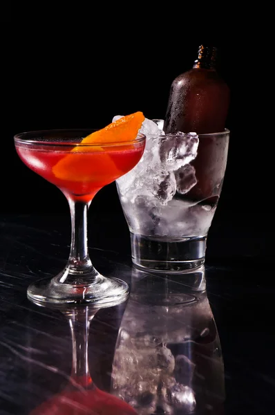 Cocktail alcoolique d'hiver fruité — Photo